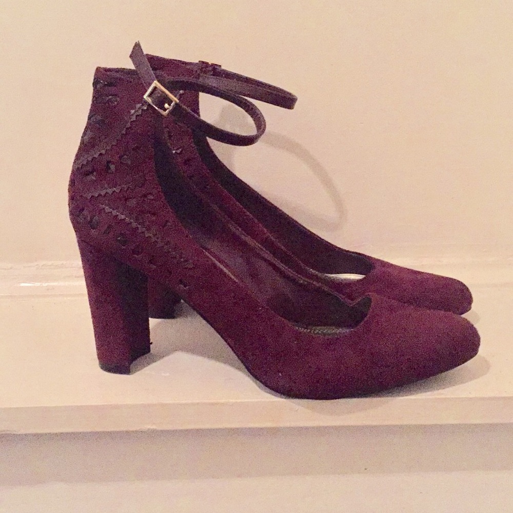 Burgundy heels
